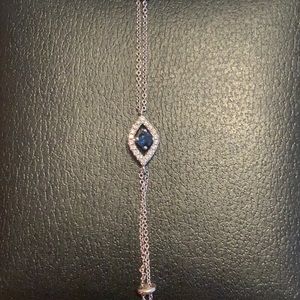 14K White Gold Bracelet